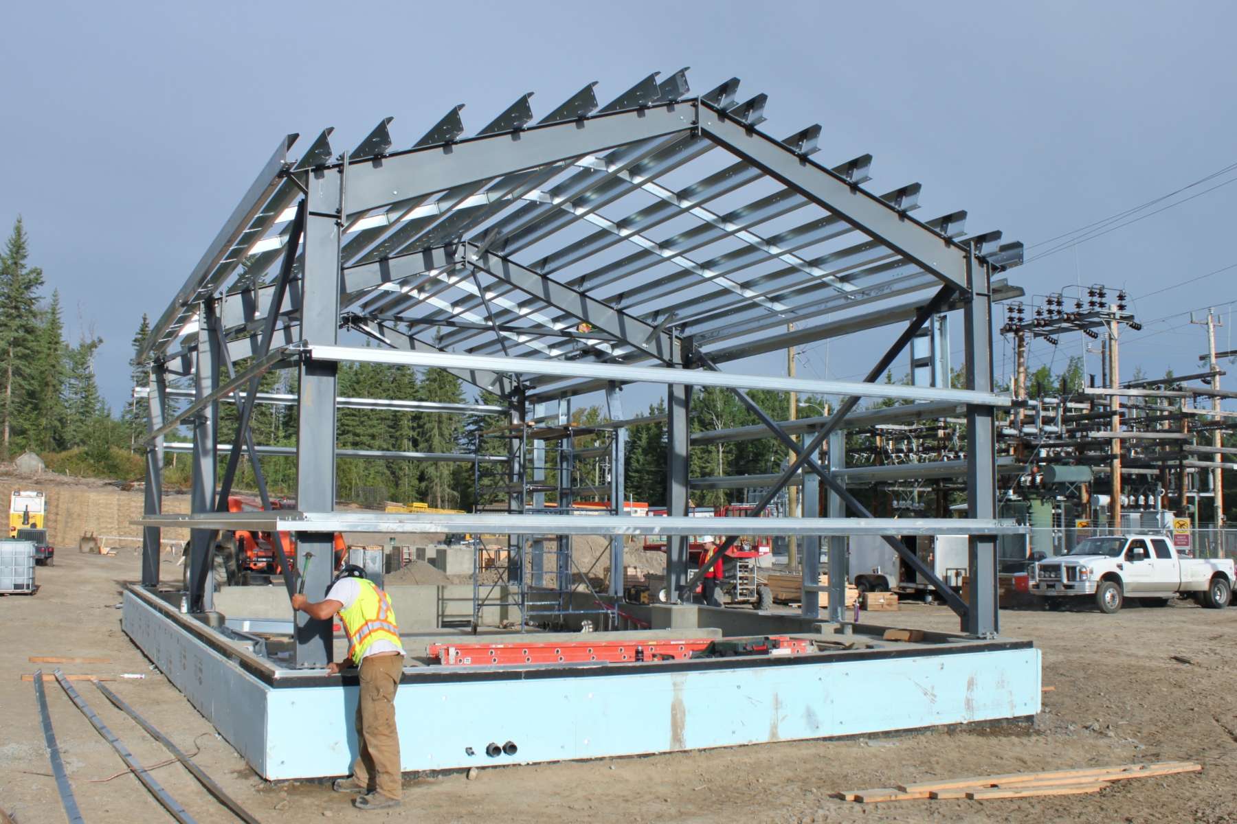 bc hydro control building prefab steel buildings bc steel buildings bc prefabricated metal buildings canada