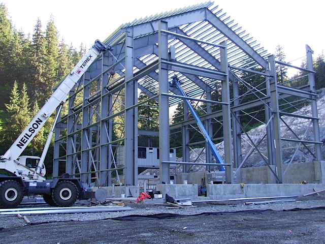 long lake hydroelectric powerhouse prefab steel buildings bc steel buildings bc prefabricated metal buildings canada