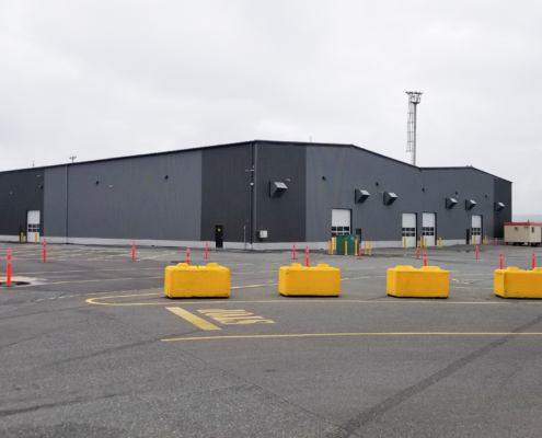 Port of Nanimo Vehicle processing facility