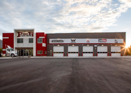P & R Truck center front view