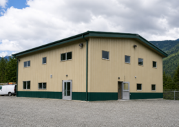 Lytton fire base steel buildings bc