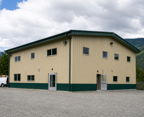Lytton fire base steel buildings bc