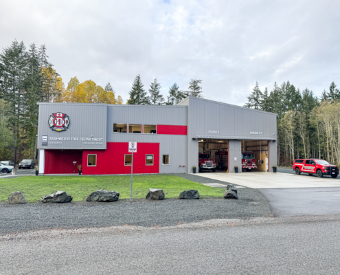 Dashwood Firehall from outside