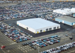 Annacis island auto terminal port of vancouver
